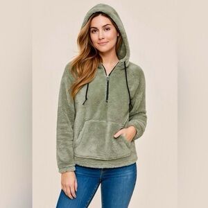Women’s Pink Sherpa Hoodie